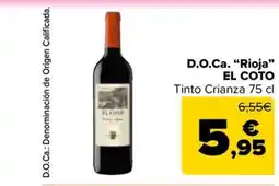 Carrefour Market EL COTO D.O.Ca. "Rioja" oferta
