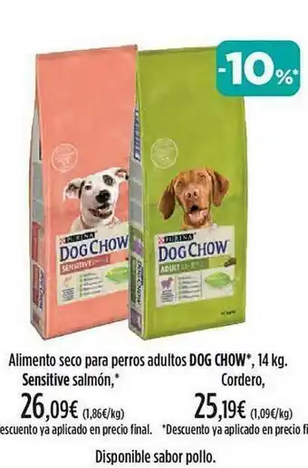 El Corte Inglés Alimento Seco Perros Adultos Dog Chow oferta