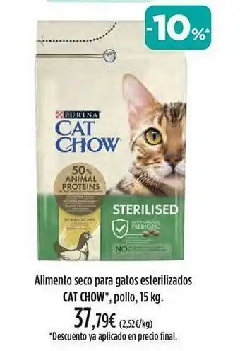 El Corte Inglés Alimento Seco Para Gatos Esterilizados Cat Chow oferta