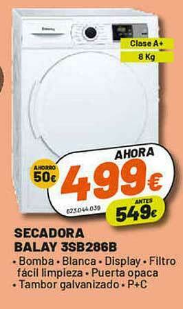 Expert Secadora Balay 3sb286b oferta