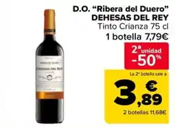 Carrefour Market DEHESAS DEL REY D.O. "Ribera del Duero" Tinto Crianza oferta