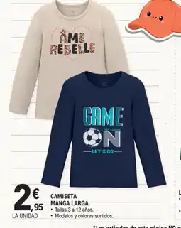 E.Leclerc Camiseta manga larga. oferta