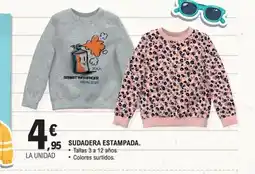 E.Leclerc Sudadera estampada. oferta