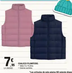E.Leclerc Chaleco plumífero oferta