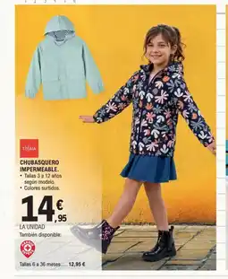 E.Leclerc Chubasquero impermeable oferta