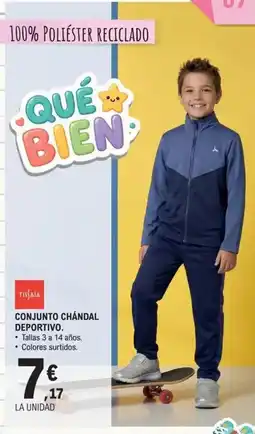 E.Leclerc Conjunto chándal deportivo oferta