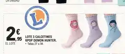 E.Leclerc Lote 3 calcetines kpop demon hunter oferta