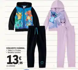 E.Leclerc Conjunto chándal. oferta