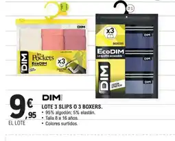 E.Leclerc KAPPA Lote 3 slips 0 3 boxers. oferta