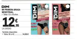 E.Leclerc DIM Mi primera braga menstrual oferta