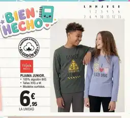 E.Leclerc Pijama junior oferta