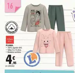 E.Leclerc Pijama oferta