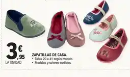 E.Leclerc Zapatillas de casa oferta