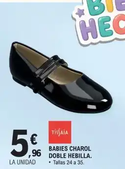 E.Leclerc Babies charol doble hebilla oferta
