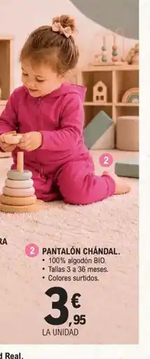 E.Leclerc Pantalón chándal. oferta