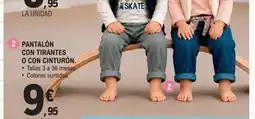 E.Leclerc Pantalón con tirantes o con cinturón oferta
