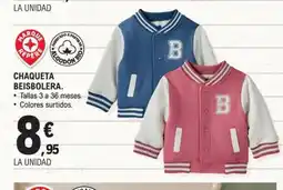 E.Leclerc Chaqueta beisbolera oferta
