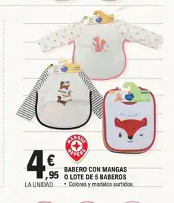 E.Leclerc Babero con mangas lote de 5 baberos oferta