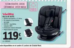 E.Leclerc VIVITTA Silla de auto oferta