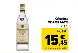 Carrefour Market SEAGRAM'S Ginebra oferta