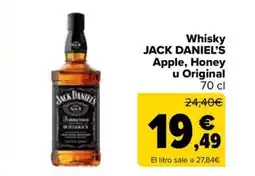 Carrefour Market JACK DANIEL'S Whisky Apple, Honey u Original oferta