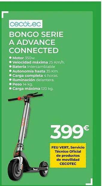 Feu Vert Cecötec Bongo Serie A Advance Connected oferta