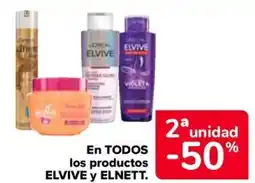 Carrefour Market ELVIVE y ELNETT En todos los productos oferta