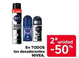 Carrefour Market NIVEA En todos los desodorantes oferta