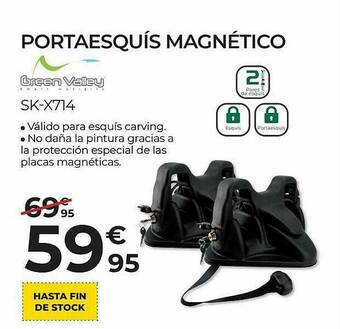 Feu Vert Portaesquís Magnético Green Valley oferta