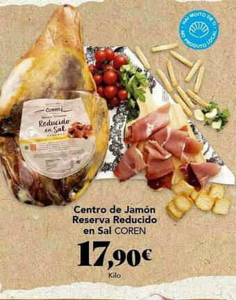 Gadis Centro De Jamón Reserva Reducido En Sal Coren oferta