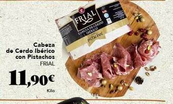 Gadis Cabeza De Cerdo Ibérico Con Pistachos Frial oferta
