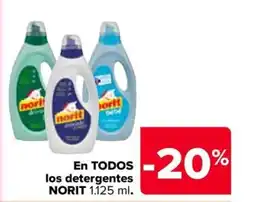 Carrefour Market NORIT En todos los detergentes oferta