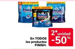 Carrefour Market FINISH En todos los productos oferta