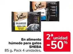 Carrefour Market SHEBA En alimento húmedo para gatos oferta