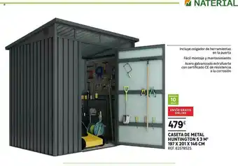 Leroy Merlin Caseta De Metal Huntington S 3 M² 197x201x1478 Cm oferta