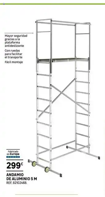 Leroy Merlin Andamio De Aluminio 5 M oferta