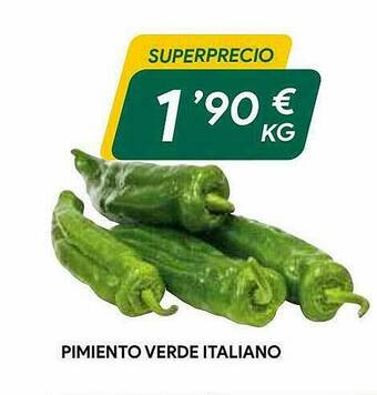 Masymas Pimiento Verde Italiano oferta