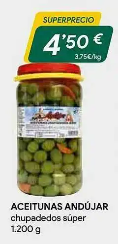 Masymas Aceitunas Andújar Chupadedos Súper oferta