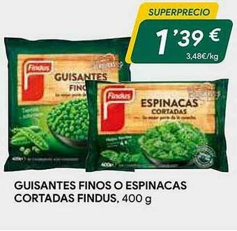 Masymas Guisantes Finos O Espinacas Cortadas Findus oferta