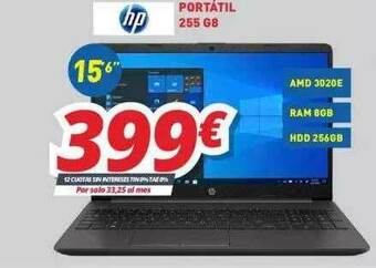 Mi electro Hp Portátil 255 G8 oferta