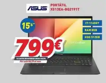 Mi electro Asus Portátil X513ea-bq2191t oferta