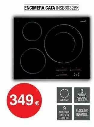 Milar Encimera Cata Insb6032bk oferta