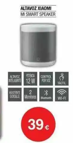 Milar Altavoz Xiaomi Mi Smart Speaker oferta