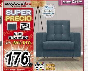 Muebles Boom Sillón Estilo Nórdico oferta