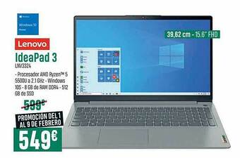 PCBox Lenovo Ideapad 3 oferta