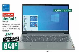 PCBox Lenovo Ideapad 3 oferta