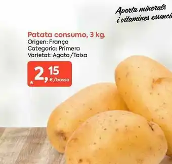 SPAR Patata Consumo 3 Kg oferta