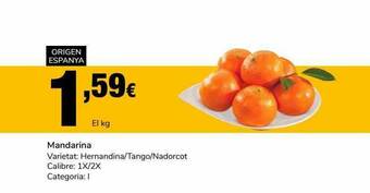Supeco Mandarina oferta