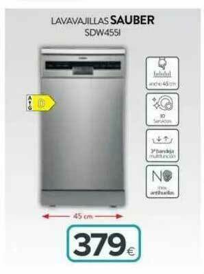 Tien 21 Lavavajillas Sauber oferta