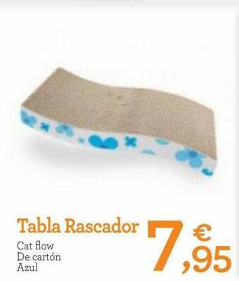 TiendAnimal Tabla Rascador Cat Flow De Cartón Azul oferta